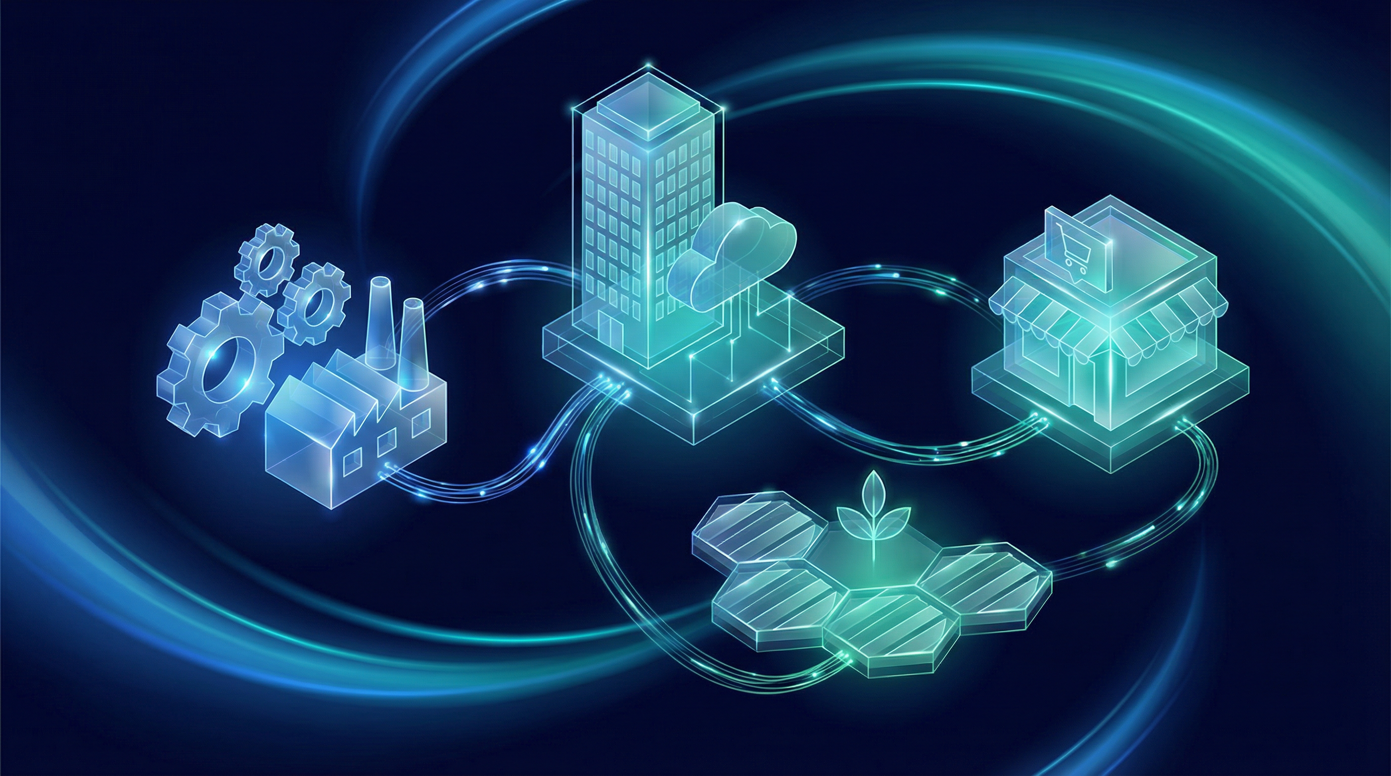 Ilustração de setores econômicos impactados pela reforma tributária