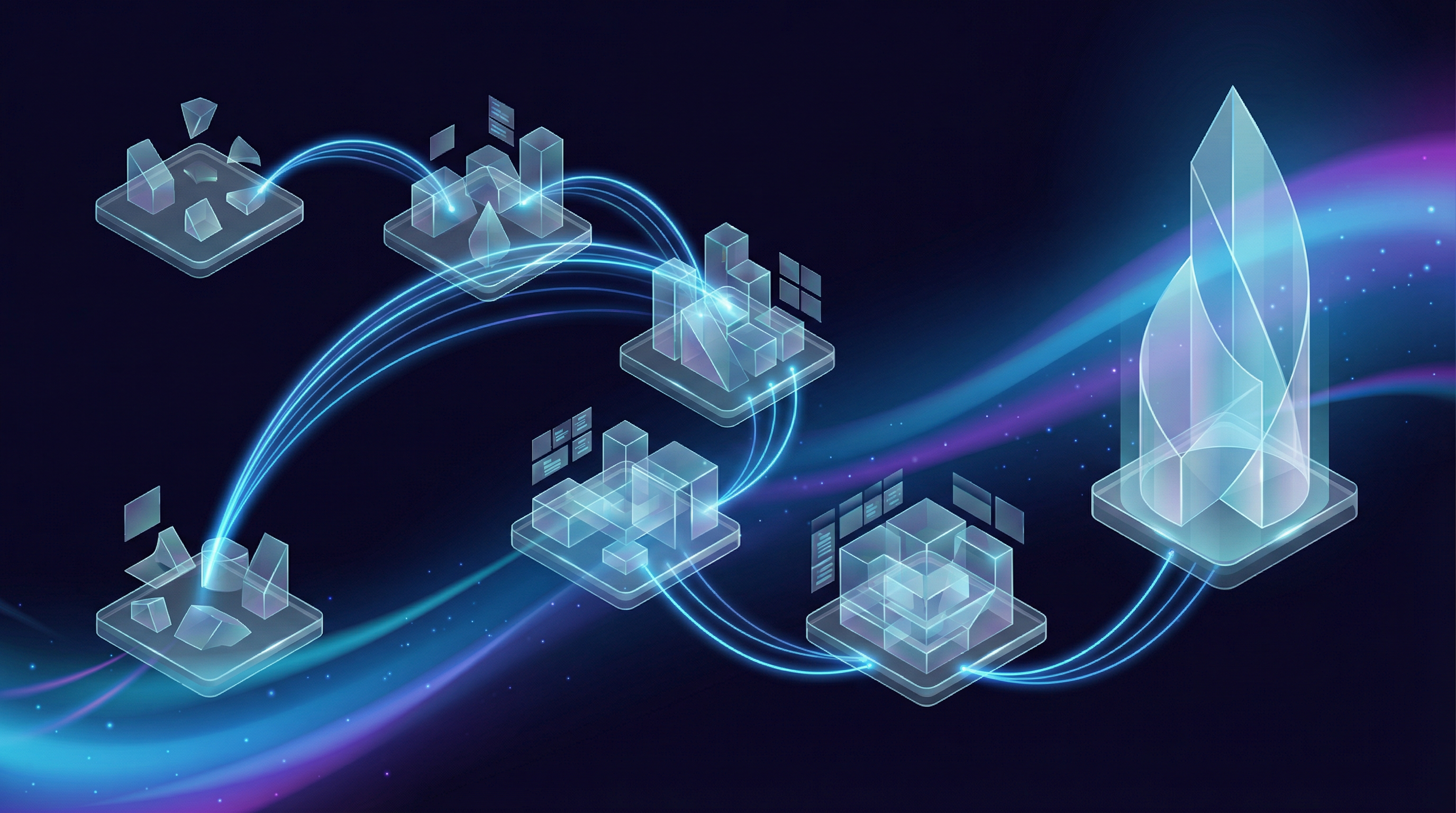 Ilustração do cronograma de transição